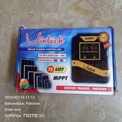 Uintech MPPT Solar charge Controller, 70AMP