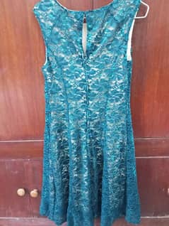 New long green dress