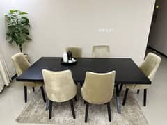 6 chairs Dinning Table for Sale
