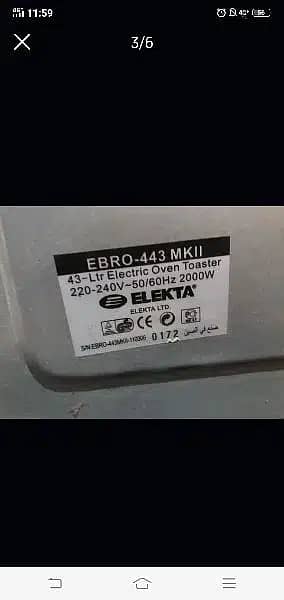 Elekta 43L Electric Oven 1