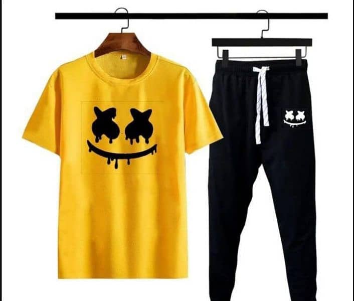 2 PCs Tracksuit For Men's 0