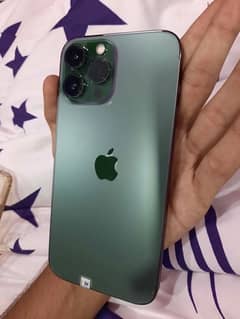 Iphone 13 pro max Non PTA Factory Unlocked 128gb Alpine Green