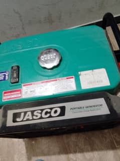 jasco generator 3kva,with battery & gas kit,like new,only 70 hour used