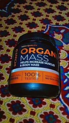 organic mass helps increase muscles and body mass