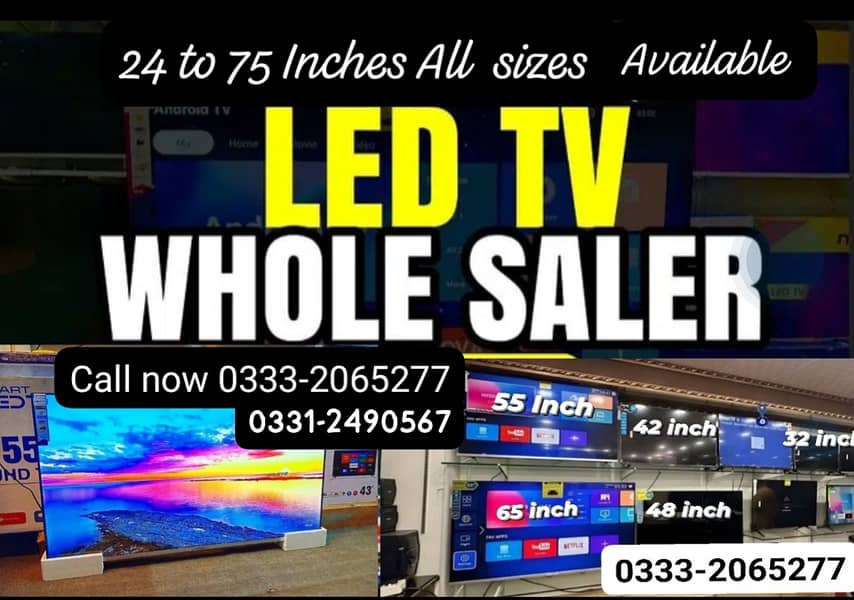 Buy 24" To 75" Inch Smart Led tv Wholesale price 0