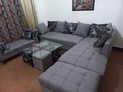 L shaped Sofa Set ( 13 Seater ) and Table