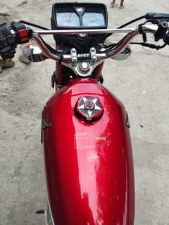 Honda 125 2020 model red colour islamabad Reg