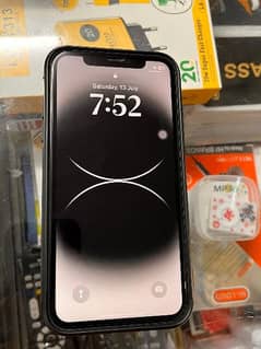 Iphone 11 with Charger Black Color