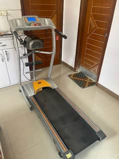 Treadmill with built in massager