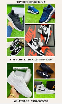 Nike Air Jordan 1 New Imported Shoes Premium Quality