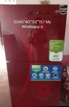 fridge brand new red colour O34O ,__4O__53__157 my WhatsApp n
