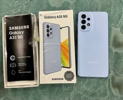 Samsung A33 with complete box PTA approved.  10/10 condition
