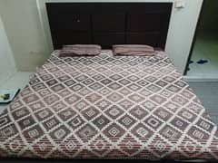 King Size Bed with Spring Mattress