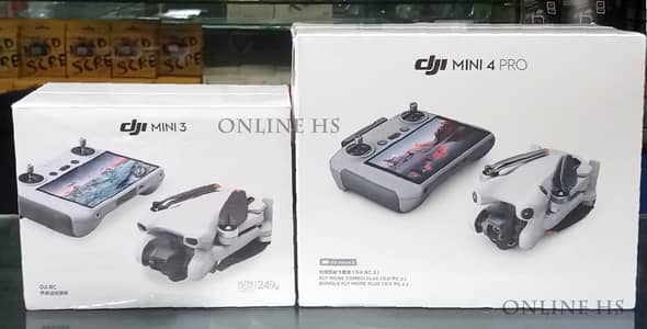 DJI MINI 3  & MINI 4 PRO COMBO AT BEST PRICE