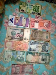 10 countries currency notes urgent sale