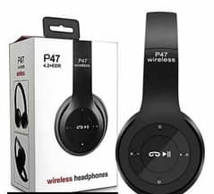 Original P47 Wireless Headphones. Free Delivery