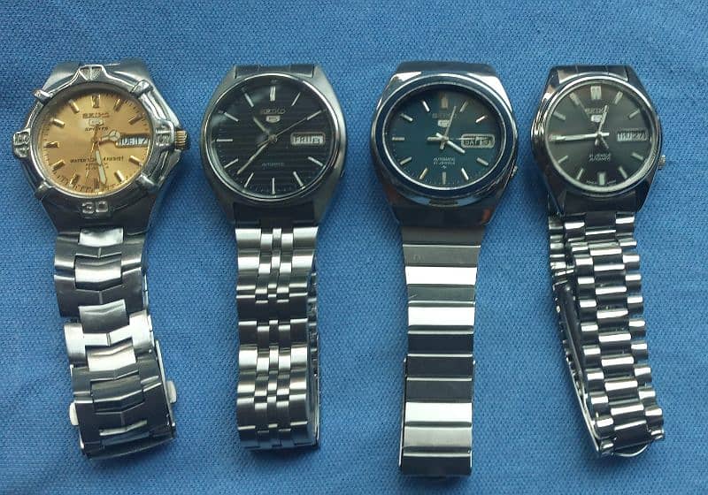 Swiss and Japanese watches, all Original 18