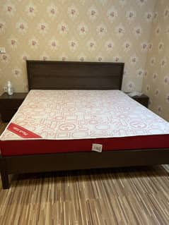 New Habitt Parker Bed with side tables- Not Used
