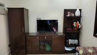 Led console plus cupboard and table