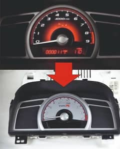 Honda civic meter