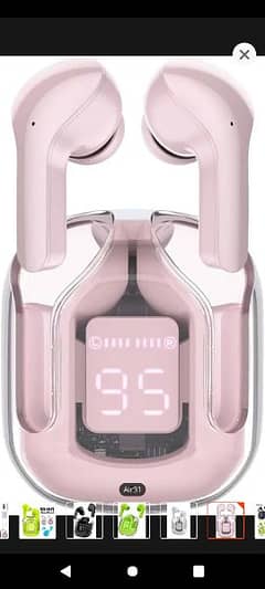 Tws t2 wireless airbuds brand new condition only pink color available