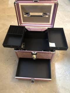 Makeup organizer vanity box