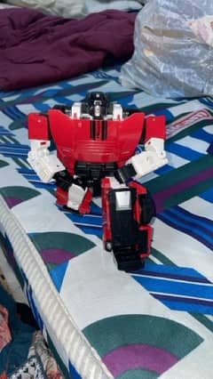 transformer red colour action figure bargaining available