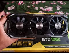 GTX 1080 8gb zotac amp extreme edition with  box sealed card