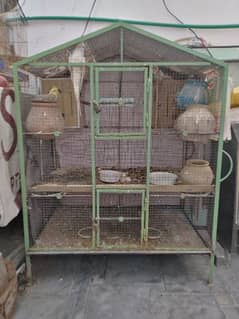 Cage for birds and animals