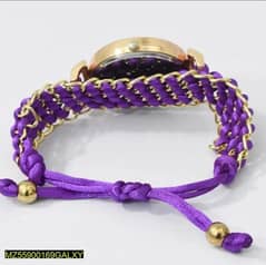 women beautiful purple watch