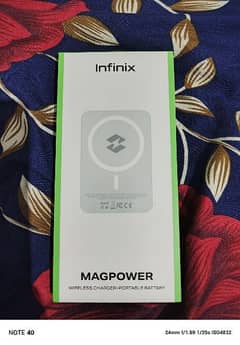 Infinix Magpower Wireless Charger + Portable Battery