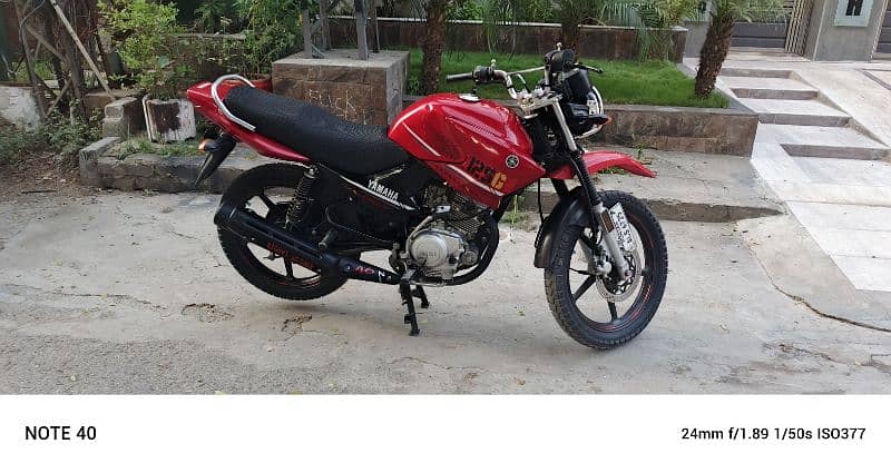 Yamaha ybr g 2021 used local perfcr bike 3