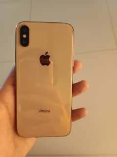 Iphone xs 256 gb non pta with box golden color