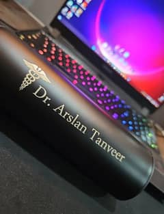 Customize With Your Name Smart LED Temperature Water Bottle 500ml