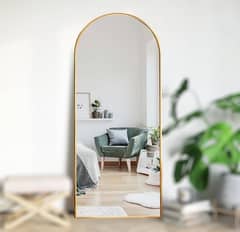 Premium metal Full Length Mirror  - Arched top- ideal for bedroom