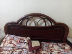 double bed with side tables