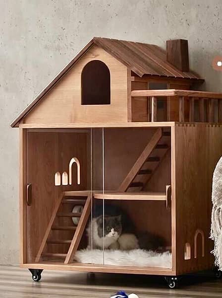 wooden cage | dog cage | dog house | cat house | cage | Dog | cat 10