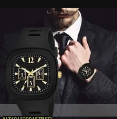 black color men watch