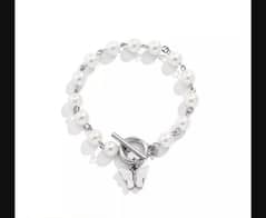 Stylish Butterfly pearl Braclet
