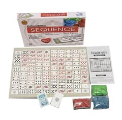 SEQUENCE BOARD GAME LAMINATED BOARD