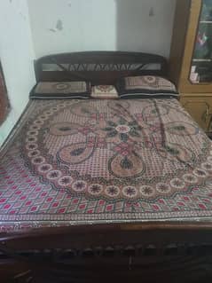 wooden material bed 0