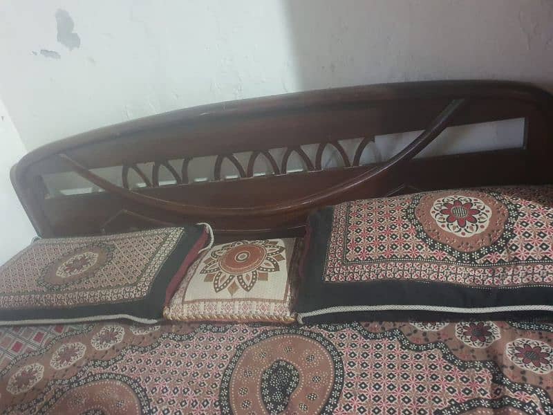 wooden material bed 2