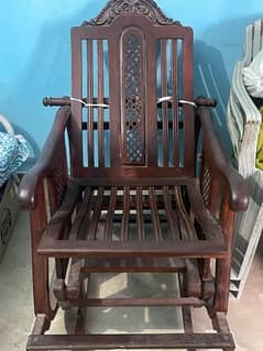 pure wooden swing chair condition like new only polish needed