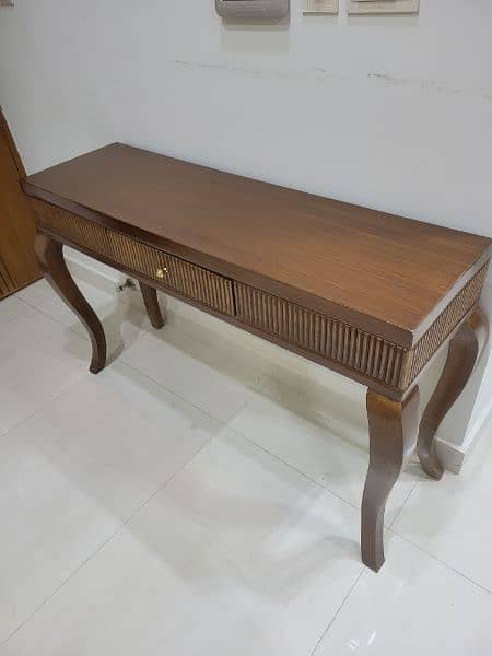 wooden console table 2