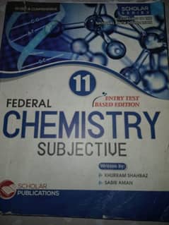 Scholar Series Federal Chemistry Subjective Key BOOK Class 11