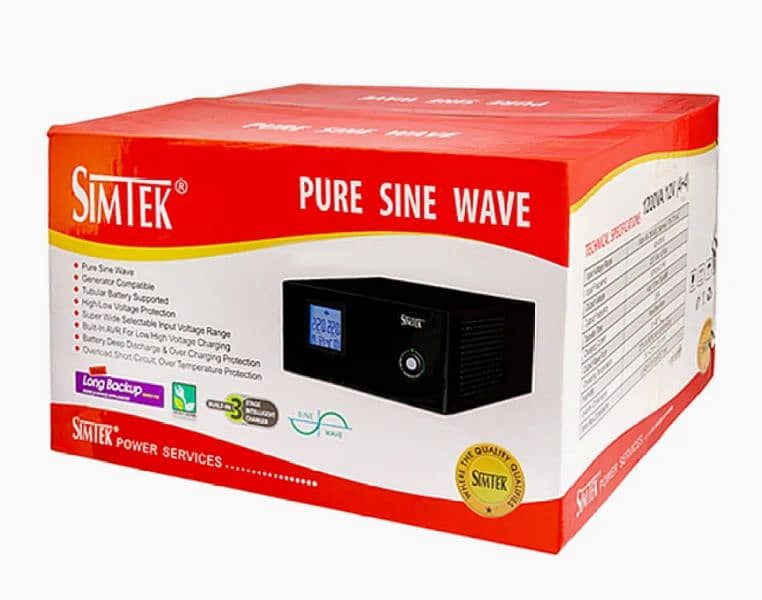 SIMTEK 1000 WAT UPS PURE SINE WAVE 1