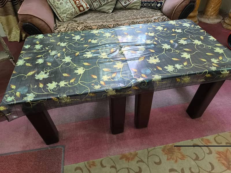 Set of Center Tables ( 3 Tables one big two small with 8mm mirror) 3