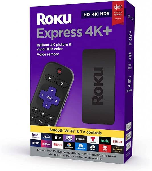 Roku
Roku Express 4K+ Streaming Player HD 4K HDR with Voice Remote 0