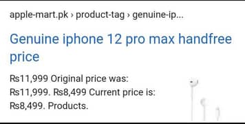 iPhone 12 pro max jennen handfree