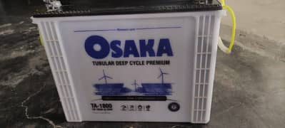 Osaka TA_1800 5pl deep cycle lead acid tall tubular battery